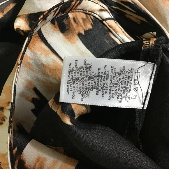 Derek Lam Women’s Drawstring Tunic short Sleeve Multicolor Size Large  E… - Picture 7 of 8